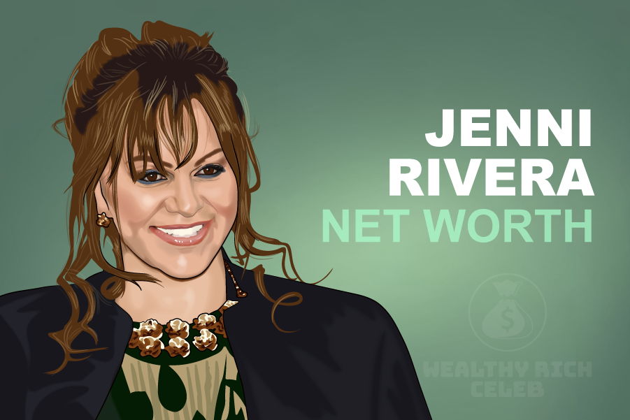 jenni rivera net worth illustration with big smile 